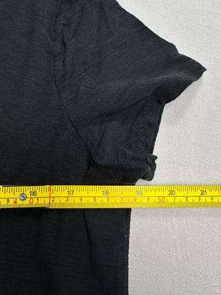 James Perse Womens Charcoal Gray Scoop Neck Tee Size 4