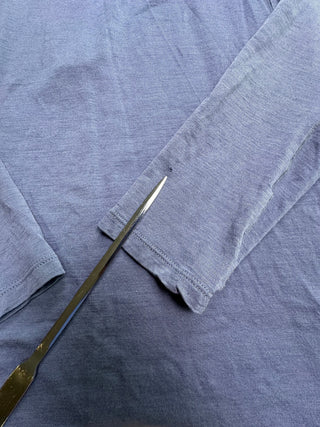 REI Co-op Blue 100% Merino Wool Quarter Zip Base Layer