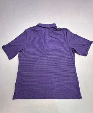 Lands' End XL Purple Quarter Zip Polo Shirt