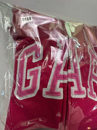 GAP Lipstick Red Full Zip Hoodie Sweatshirt Large