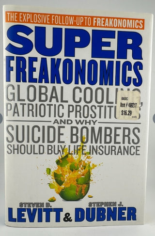 Freakonomics SuperFreakonomics First Edition Hardcover Lot