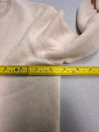 Equipment Femme 100% Cashmere V Neck Sweater Pink L