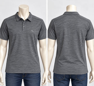 Tommy Bahama IslandZone Men's Gray Polo Shirt Medium