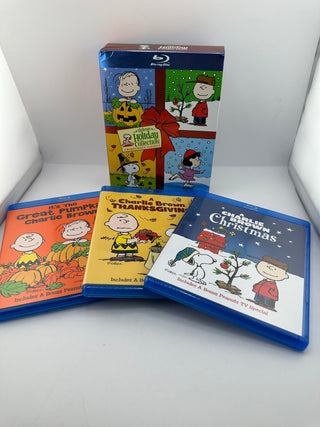 Peanuts Deluxe Holiday Collection 3 Remastered Classics Blu-ray Set