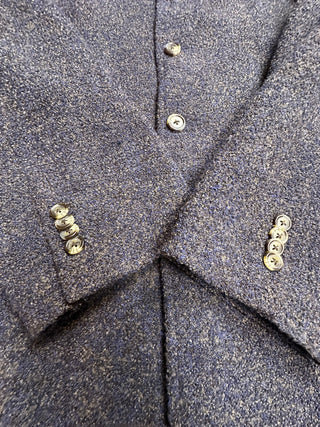 Ibiza Men's Wool Blend Button-Up Coat Jacket Made in Monglia