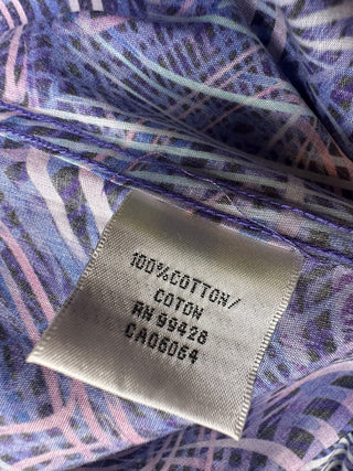 Bugatchi Classic Fit Men's Button-Up Shirt in Vibrant Purple