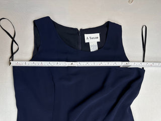 J. Taylor Women's Navy Blue 2-Piece Dress Set Size 12