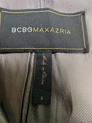 BCBGMAXAZRIA Metallic Bronze Hooded Jacket Women S