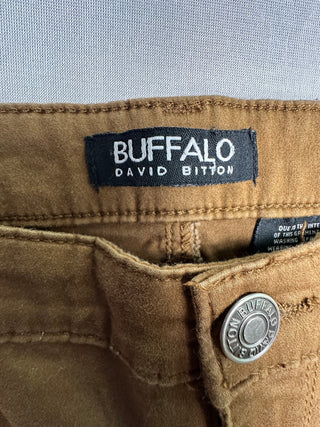Buffalo David Bitton Brown Stretch Pants Women 8/29