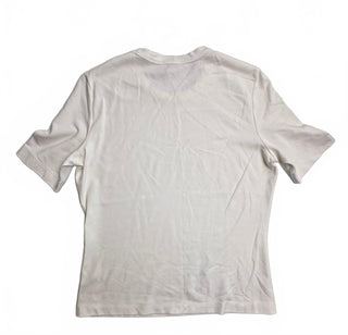 Club Monaco Womens XL White Crew Neck Short Sleeve Tee