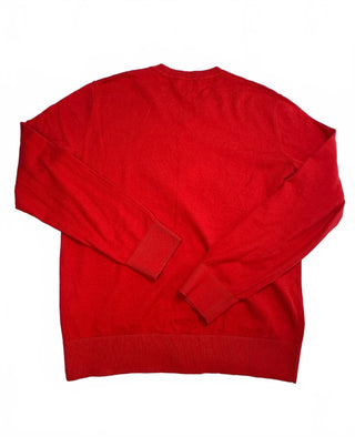 GAP Men's Red V-Neck Cotton Sweater Size M
