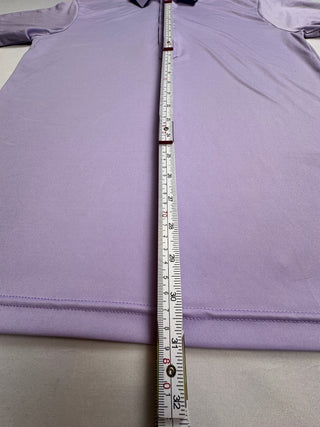 Collars & Co. Medium Lavender Dress Collar Polo Shirt 100%