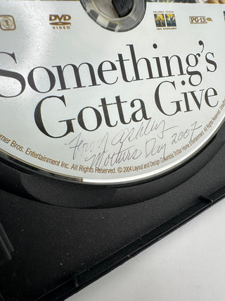 Something's Gotta Give DVD Starring Jack Nicholson & Diane Keaton - Warner Bros.
