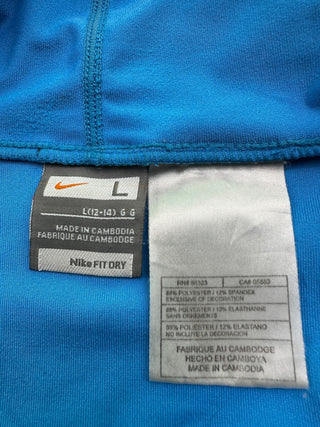 Nike Fit Dry Blue Full Zip Athletic Jacket Womens L