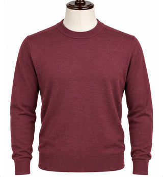 GAP Men's Burgundy Crew Neck Sweater Size XS Soft Knit Longs