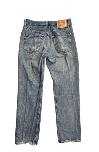Levi's 505 Regular Fit Men's Jeans 32x32 Distressed Blue