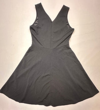 SHEIN Women's Black Fit & Flare V-Neck Dress Size 6