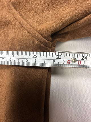 Nomad Craft+Flow Tan Aguilar Suede Snap Button Lined Jacket
