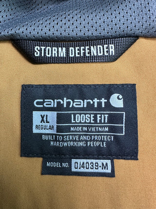 Carhartt Storm Defender XL Utility Jacket Loose Black Brown
