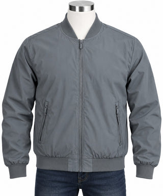 DKNY Men's Blue Bomber Jacket Medium Lightweight Streetwear