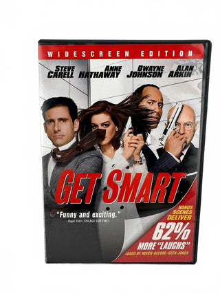 Get Smart Widescreen Edition DVD Comedy Featuring Steve Carell, Anne Hathaway