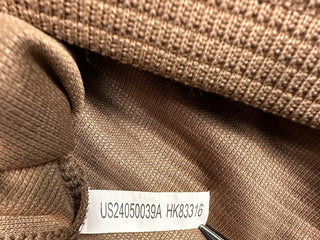 Original Deluxe Supply Men's Brown Short Sleeve Waffle Knit