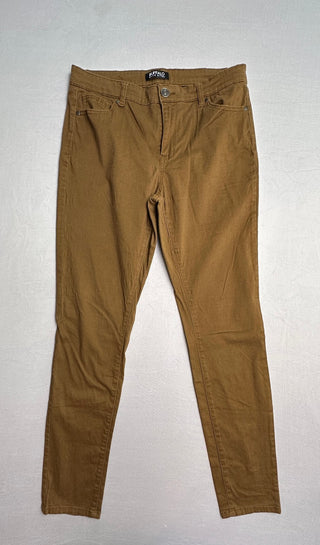 Buffalo David Bitton Brown Stretch Pants Women 8/29