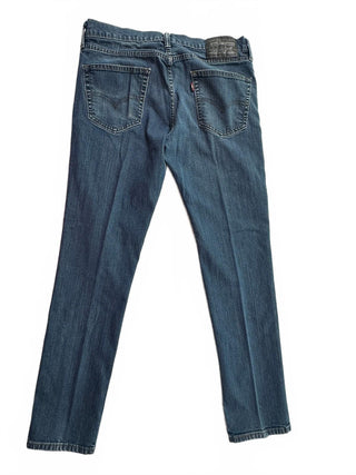 Levi's Men's Blue Denim Straight Fit Jeans, Medium Wash, 31