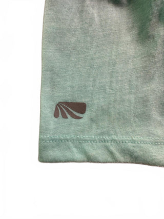 Marika Tek Womens M Mint Green Ruched Hooded Tunic Top