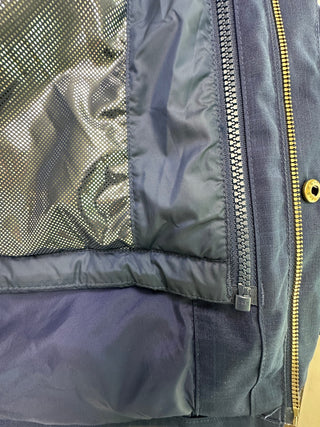 Columbia Interchange Omni-Tech Blue Hooded Jacket L NWOT