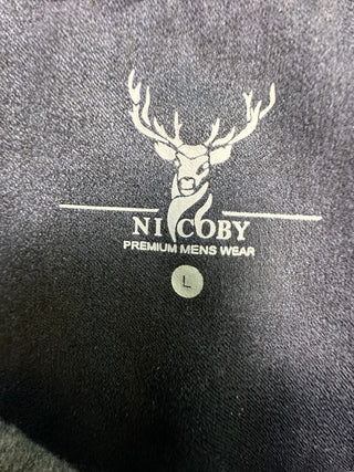 Nicoby Premium Men's Wear Quarter-Zip Pullover Size Large