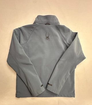 Spyder Gray Softshell Fleece Jacket Women’s S Full Zip