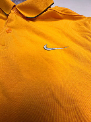Nike Golf Dri-FIT Men's M Orange Polo Shirt Standard Fit