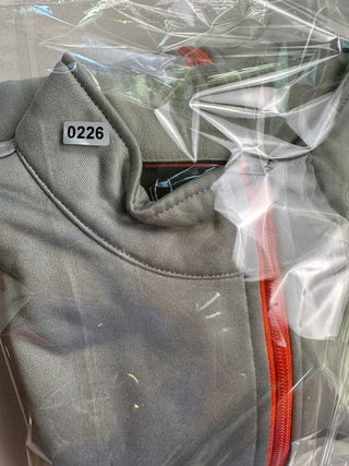 Spyder Gray Fleece Jacket Kids XL 18 Orange Zip Full Zip