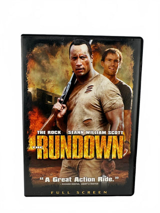 The Rundown DVD Full Screen Action Adventure Movie Starring The Rock & Seann W.