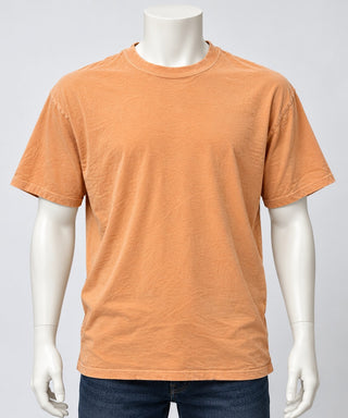 No Boundaries Men's Oversized Fit Apricot Cotton T-Shirt, L