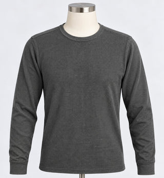 Faded Glory Men's M Black Waffle Knit Thermal Shirt