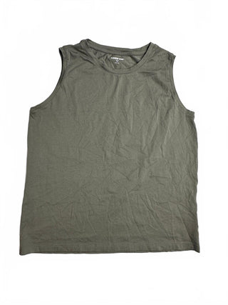 Lands' End Men's M Olive Green Cotton Sleeveless Tank