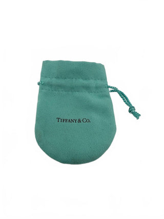 Tiffany & Co Blue Suede Jewelry Pouch Drawstring Dust Bag