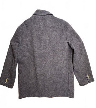 Ibiza Men's Wool Blend Button-Up Coat Jacket Made in Monglia