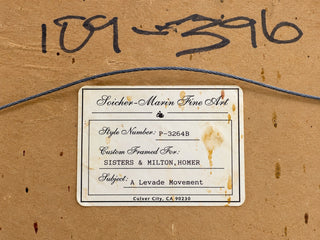 Vintage Style Framed Horse Art Print 26.5x26.5 Equestrian