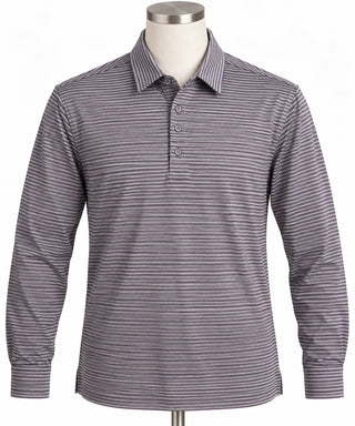 Bobby Jones X-H2O Men's Medium Long Sleeve Polo Shirt Purple