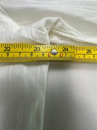 Ermenegildo Zegna Couture Men's 43/17 Ivory Dress Shirt
