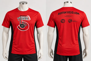 Greenlight Apparel Austin 10/20 Marathon Tee Men's Large Red
