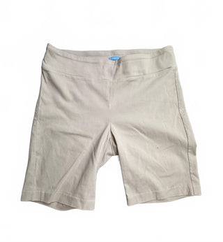 J. McLaughlin Womens Bermuda Shorts Size 10 Beige Pull On