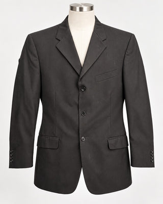 Claiborne Men's Black 100% Wool Blazer Sport Coat 42R