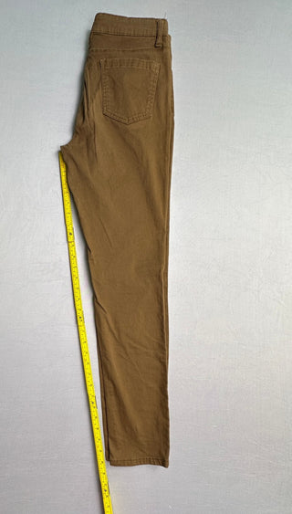 Buffalo David Bitton Brown Stretch Pants Women 8/29