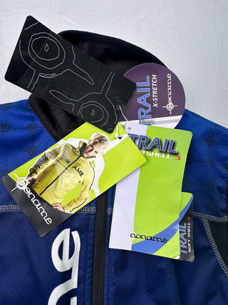 Noname Trail Softshell 3 Vest Blue Black Womens XXS NWT