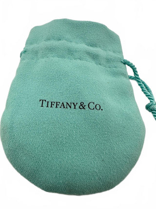 Tiffany & Co Blue Suede Jewelry Pouch Drawstring Dust Bag