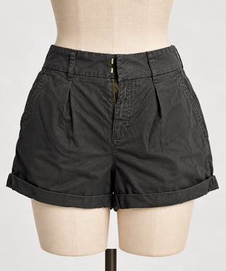 Banana Republic Black 4" Chino Shorts Size 6 Cotton Stretch